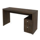 Mesa Com 2 Gavetas Para Escritório Home Office Me4130 Mdp Rustico - Gran Belo