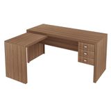 Mesa Para Escritório Home Office Me4106 Mdp Amendoa