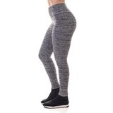 Calça Legging Mescla Cinza Lisa - G (48-50)