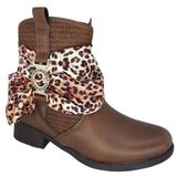 Bota Infantil Feminina Salto Montaria Cano Curto Kidy 070-0003-0278