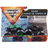 Monster Jam Alien Invasion Vs Soldier Fortune Black - Sunny