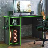 Escrivaninha Gamer West Preto Verde