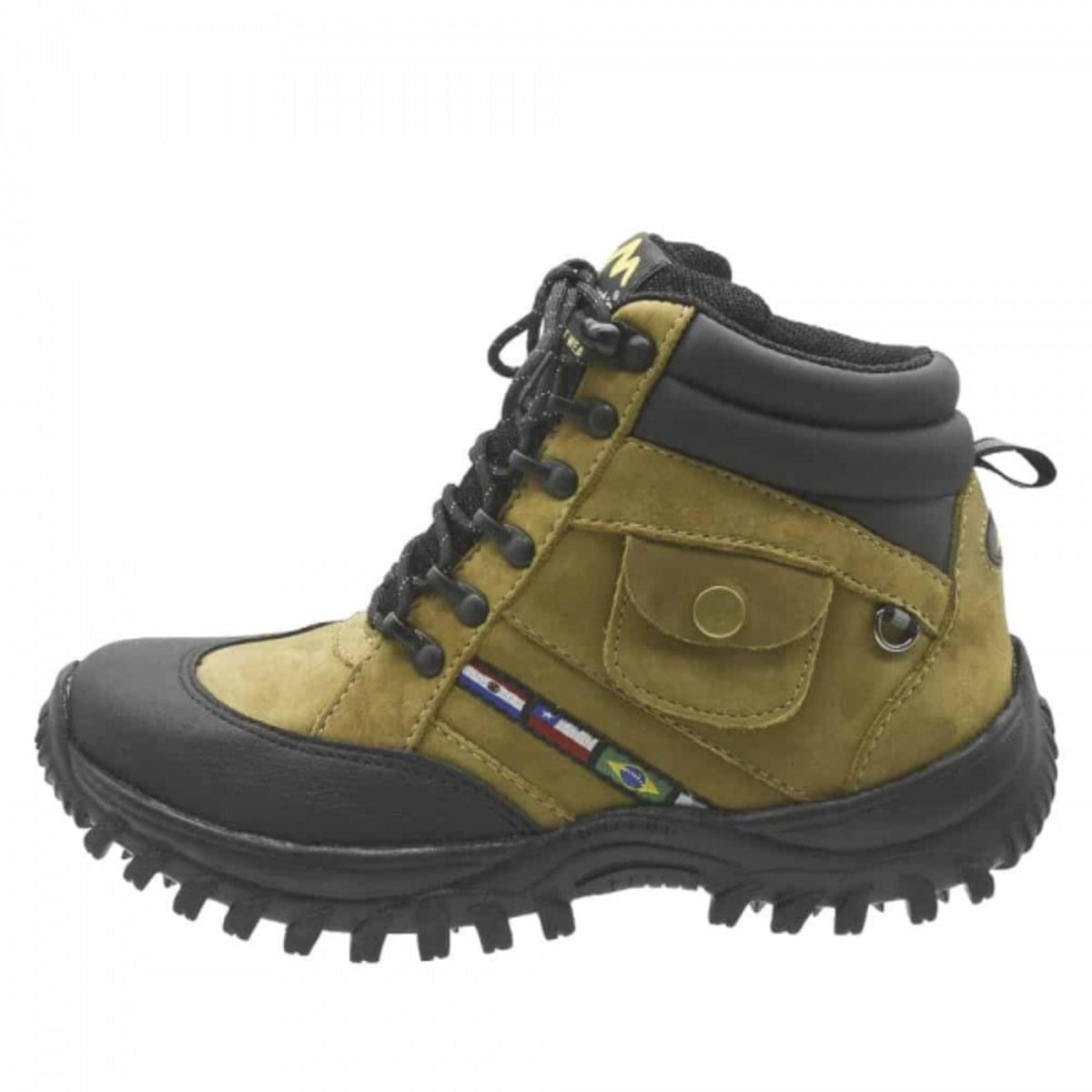 coturno cano curto masculino