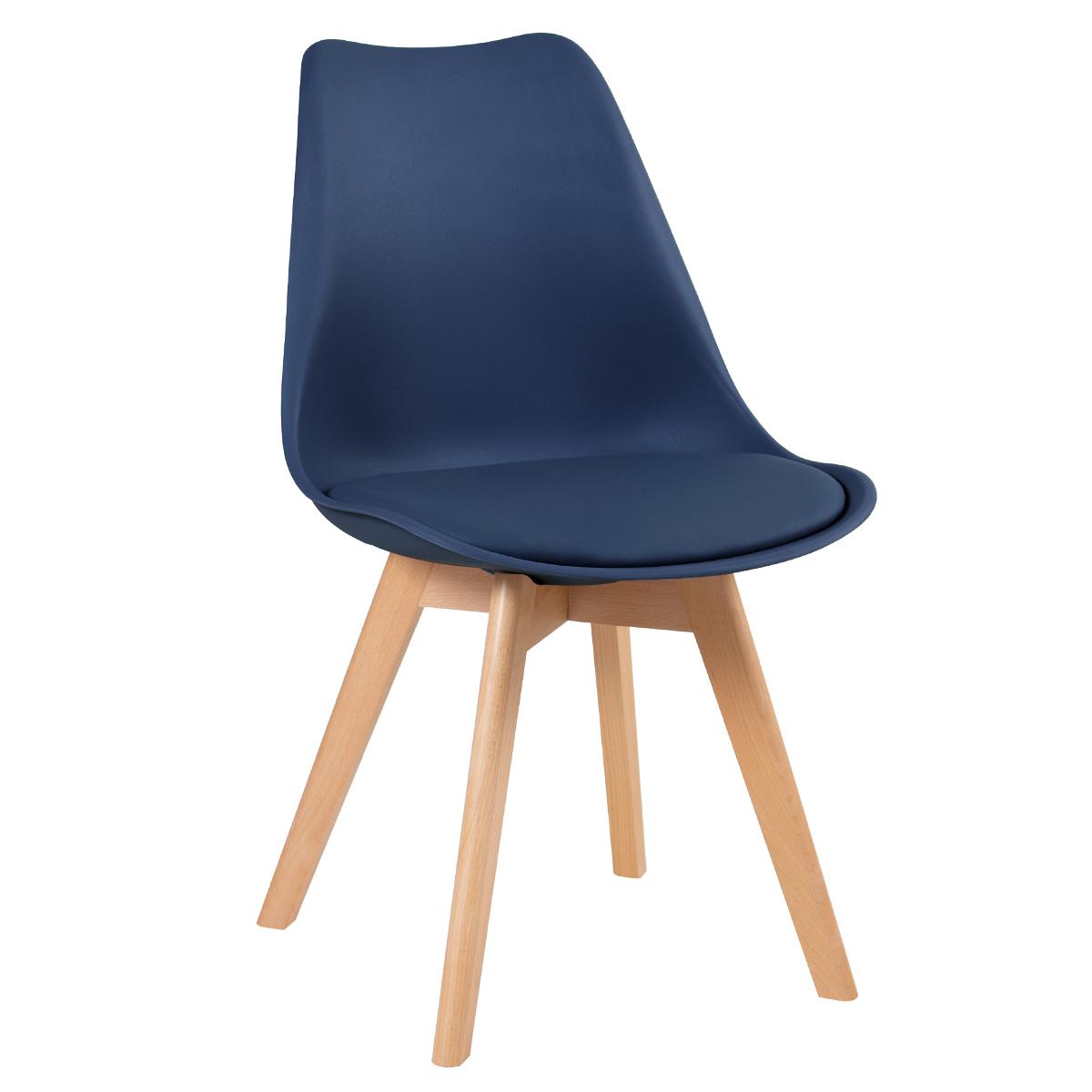 Cadeira Leda - Monty - Azul Petróleo