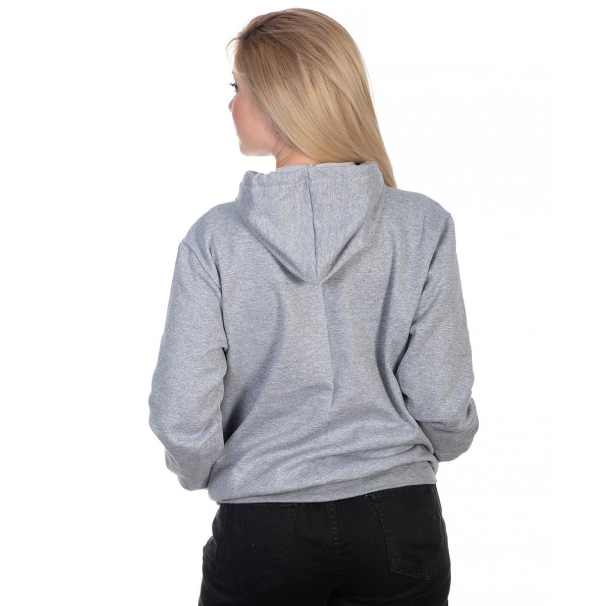 plain grey zip up moletom com capuz womens