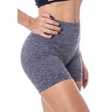 Shorts Fitness Mescla Cinza Poliéster - GG (52-54)