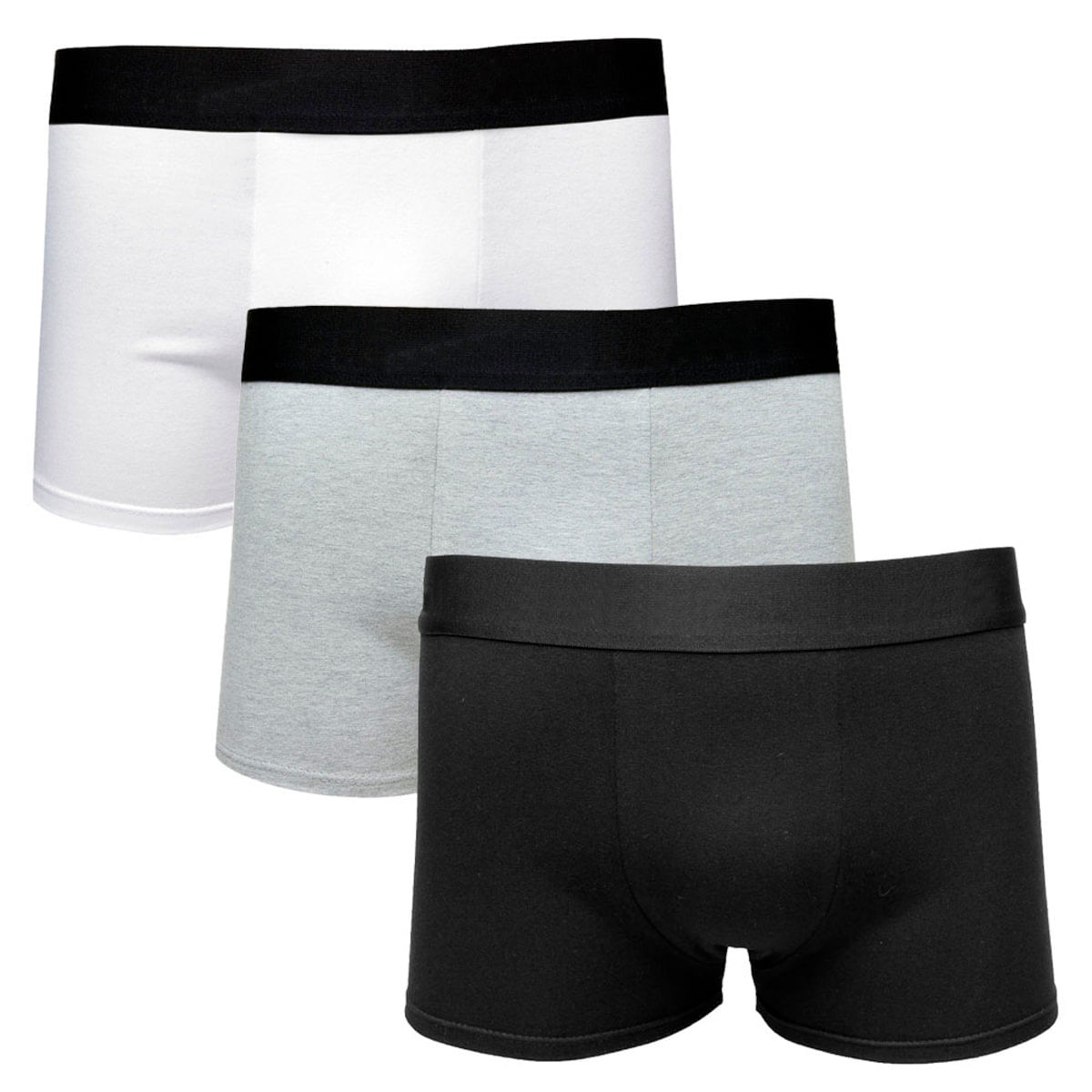 Cueca Infantil Boxer Kit 3 Peças Algodão