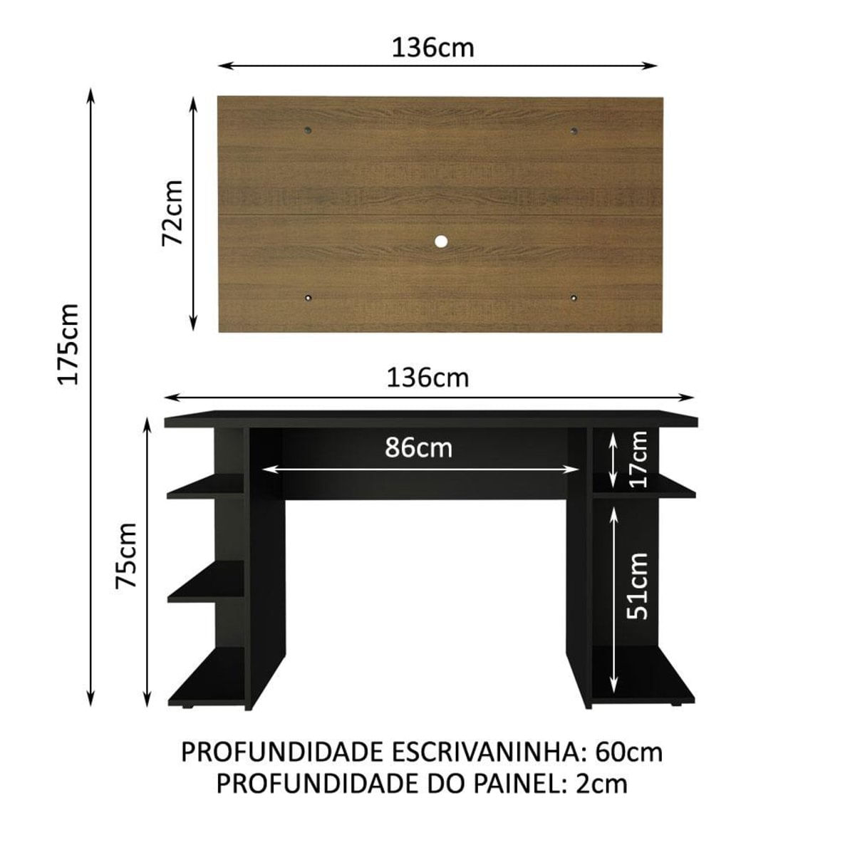 MV28967100_Mesa-Gamer-Madesa-9409-e-Painel-para-TV-ate-50-Polegadas---Preto-Rustic_3_Zoom