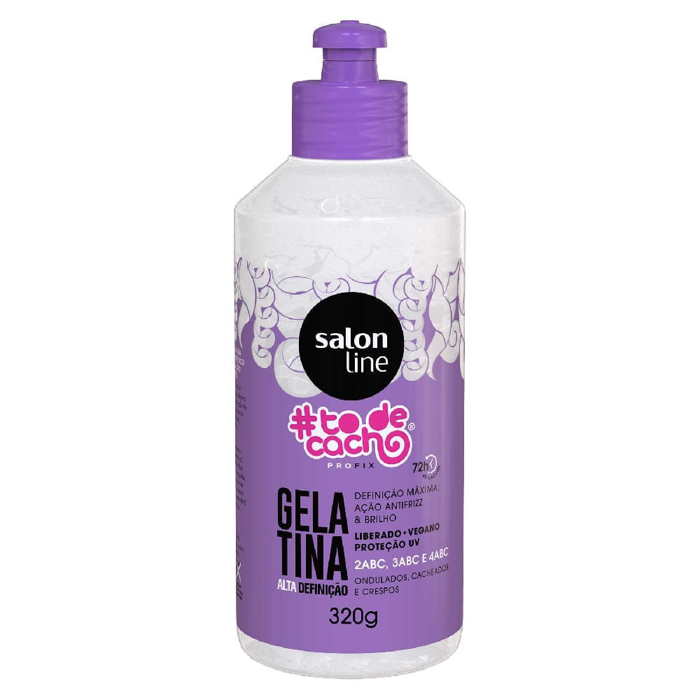 Gelatina Tô De Cacho Salon Line Alta Definição 320g