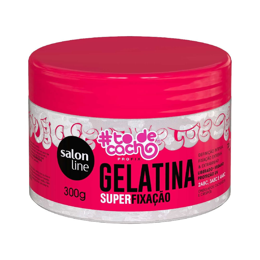 Gelatina Tô De Cacho Salon Line Super Fixação 300g