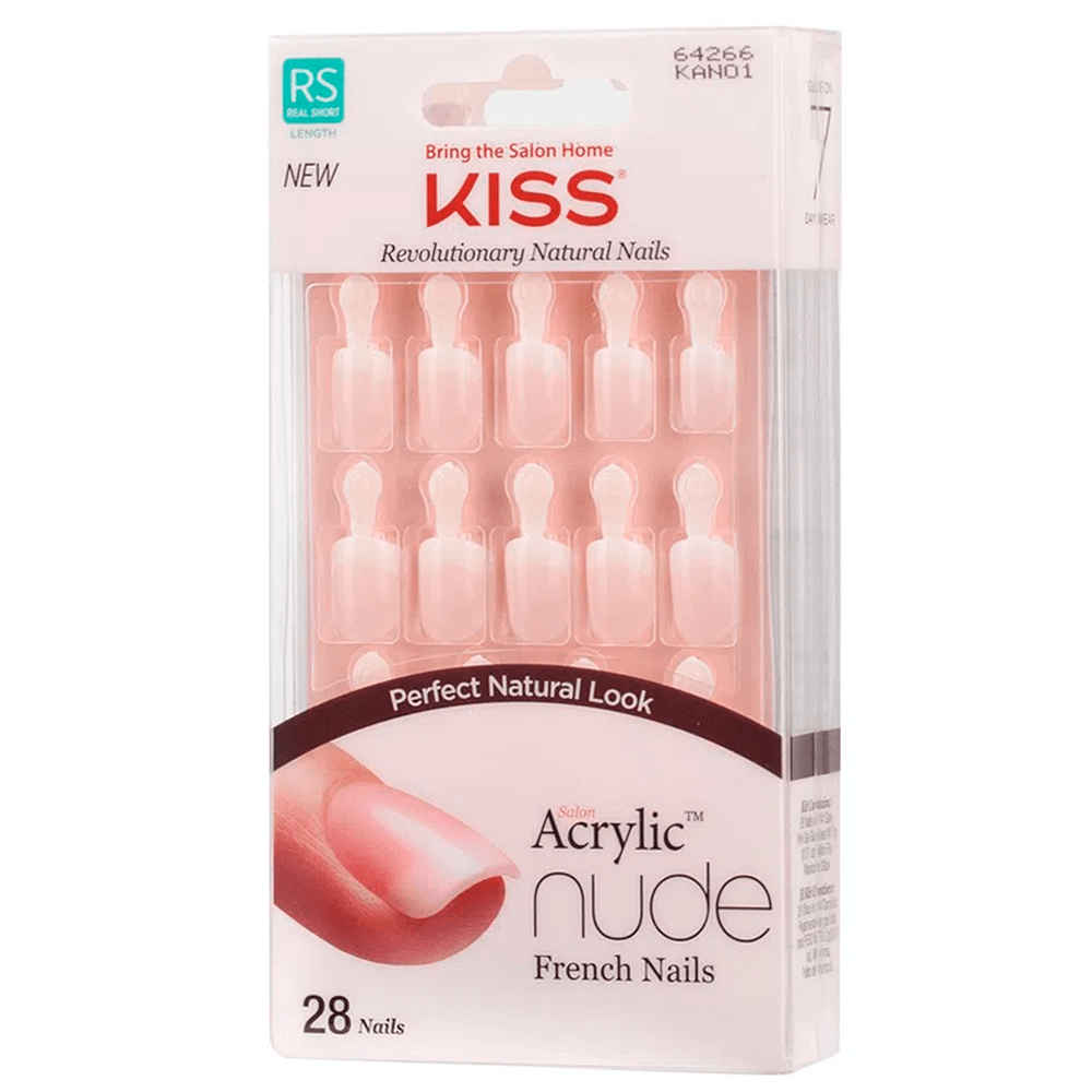 Unhas Postiças Kiss Acrylic Nude Breathtaking