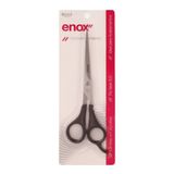 Tesoura Para Cabelo Enox Barbeiro Cabo Plástico - 736