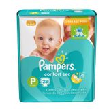 Fralda Descartável Pampers Confort Sec P Com 28 Unidades