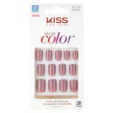 Unhas Postiças Kiss New York Salon Color Beautiful