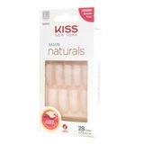 Unhas Posticas Kiss Salon Natural Longo Quadrado