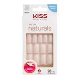 Unhas Postiças Kiss New York Salon Natural Médio Quadrado