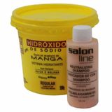 Creme Relaxante Salon Line Sódio Regular Manga 250g + Neutralizante