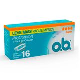 Absorvente O.B Pro Comfort Super Com 16 Unidades