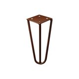 Pé De Metal 15 Cm Mesas De Centro Puffs Bronze