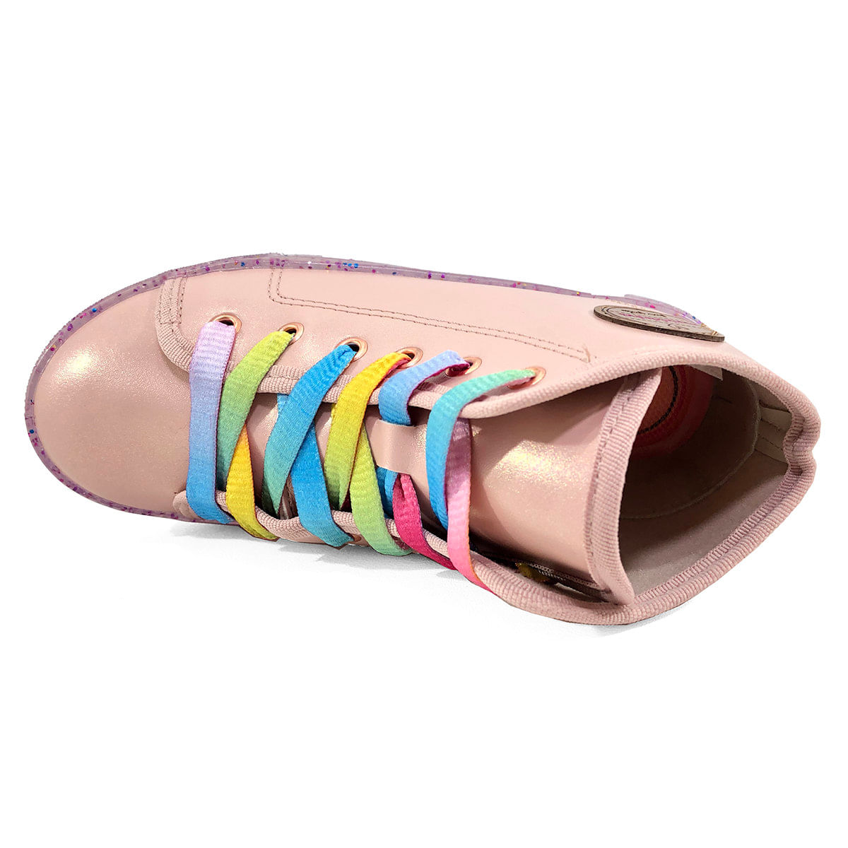 tenis molekinha cano alto