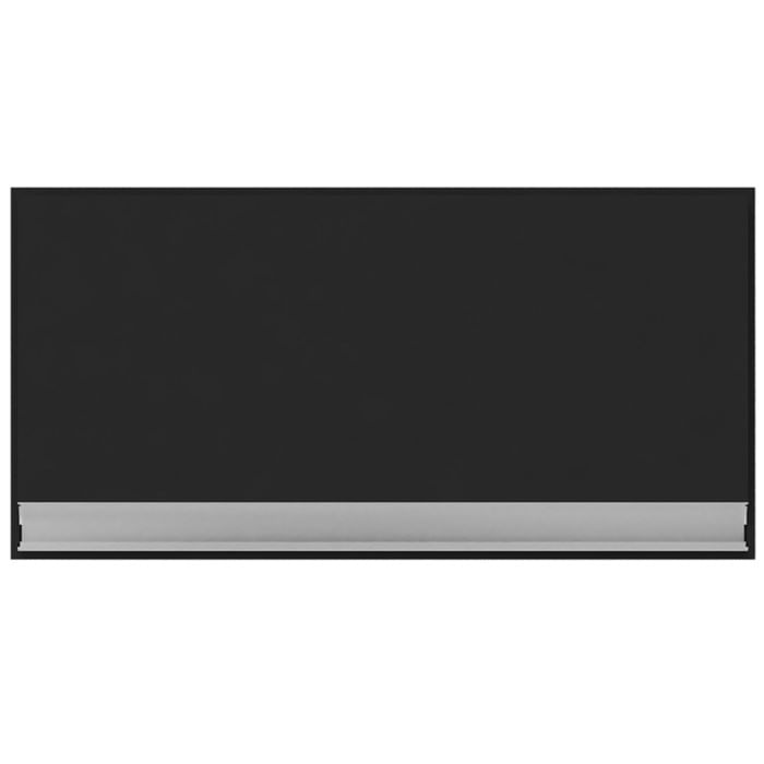 Armario Aereo Basculante 60 Cm Andreia Preto Reajl Moveis