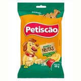 Bifinho para Cães Adultos e Filhotes Petiscão Sabor Frutas 60g