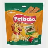 Bifinho para Cães Adultos e Filhotes Petiscão Sabor Frutas 250g