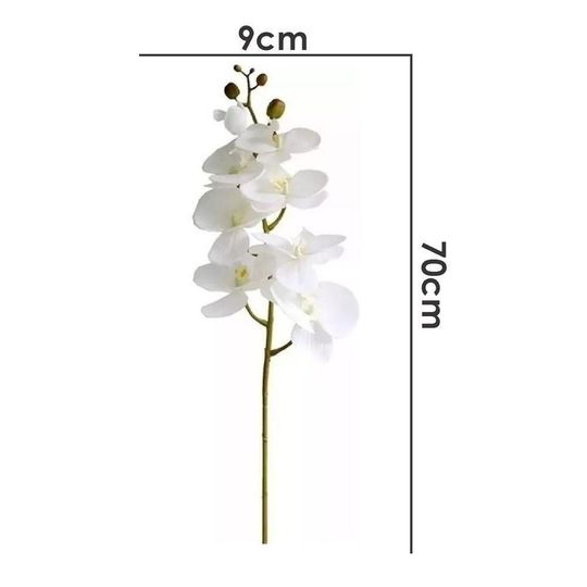 Orquídea Branca Artificial Pequena Para Arranjo - Carrefour