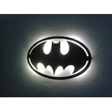 Luminária do Batman Sem fio LED Branco Quente