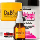 Glatten Professional - Kit Cronograma Capilar Reparação Celular (4 Produtos)