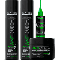 Glatten Professional Antiqueda - Kit Stop Queda Jaborandi Completo (4 Produtos)