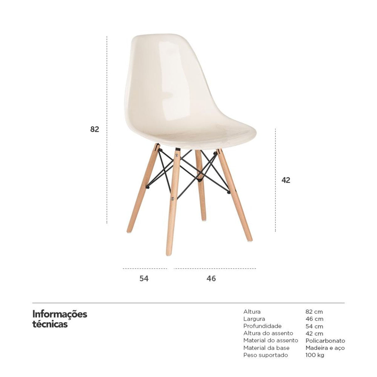 cadeira eiffel dsw eames