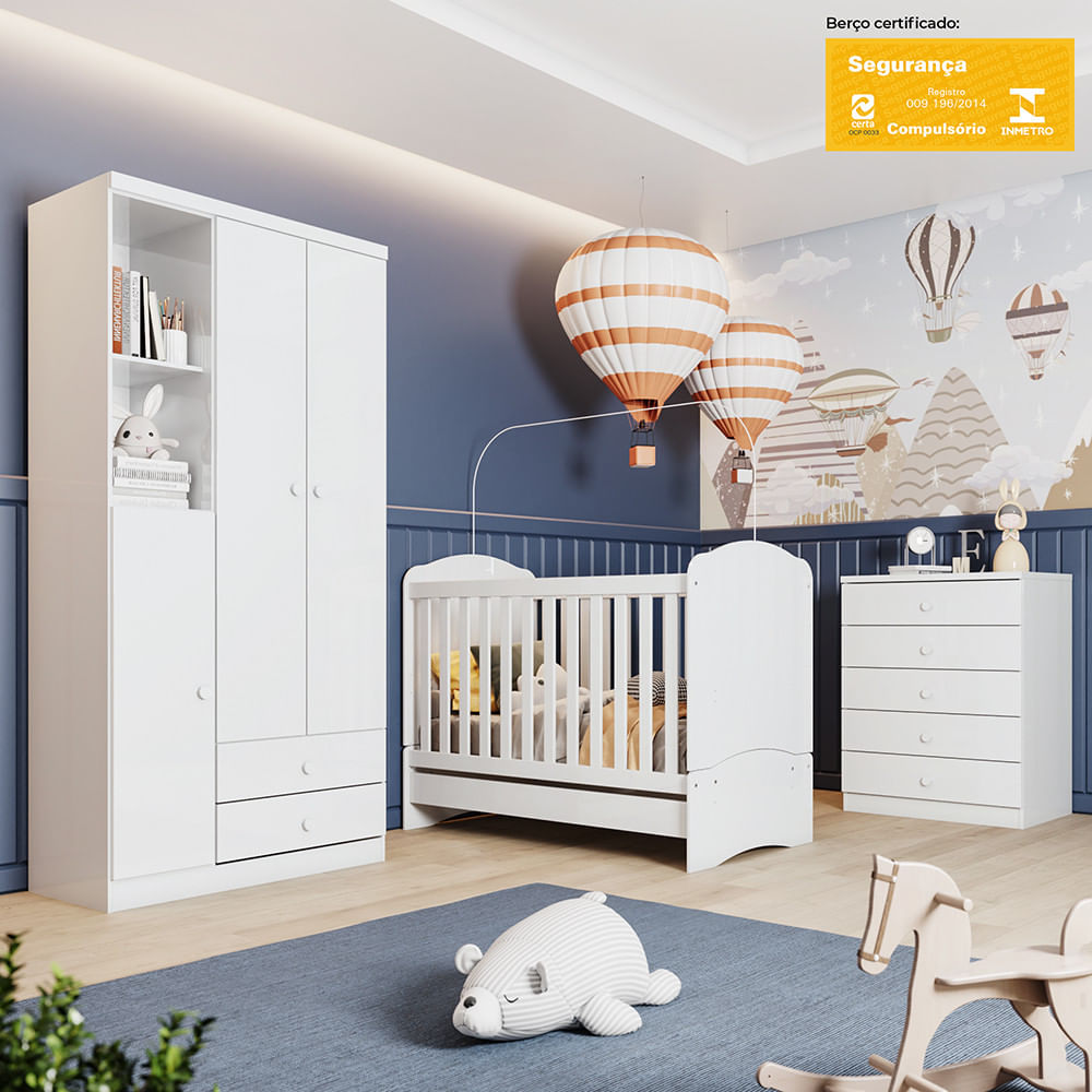 Quarto Infantil Flocos Casa 812