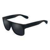 Óculos De Sol Lente Preta Com Armação Ondulada Fosca Uv400