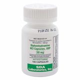 Difenidramina Hcl 100 Cápsulas Da Sda Labs (pacote Com 6)