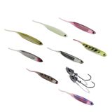 Isca Artificial Shad Soft Bait Silicone W189 8cm C/6 Cores