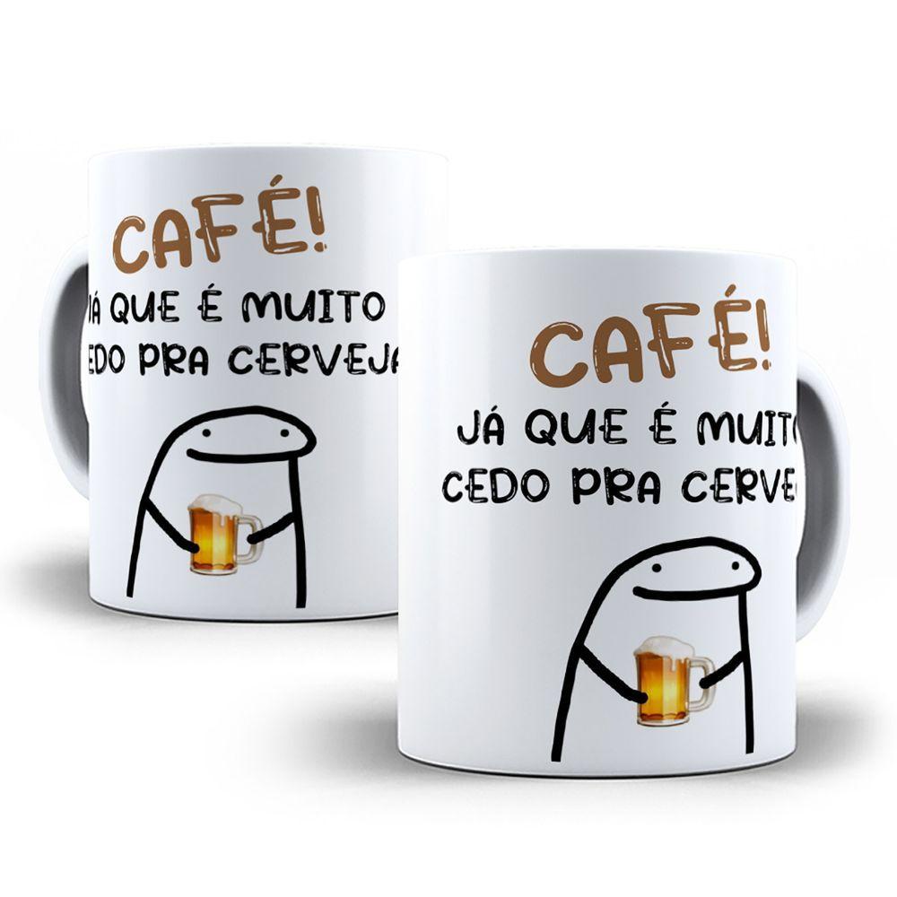 Caneca cerâmica personalizada presente flork frases engraçadas