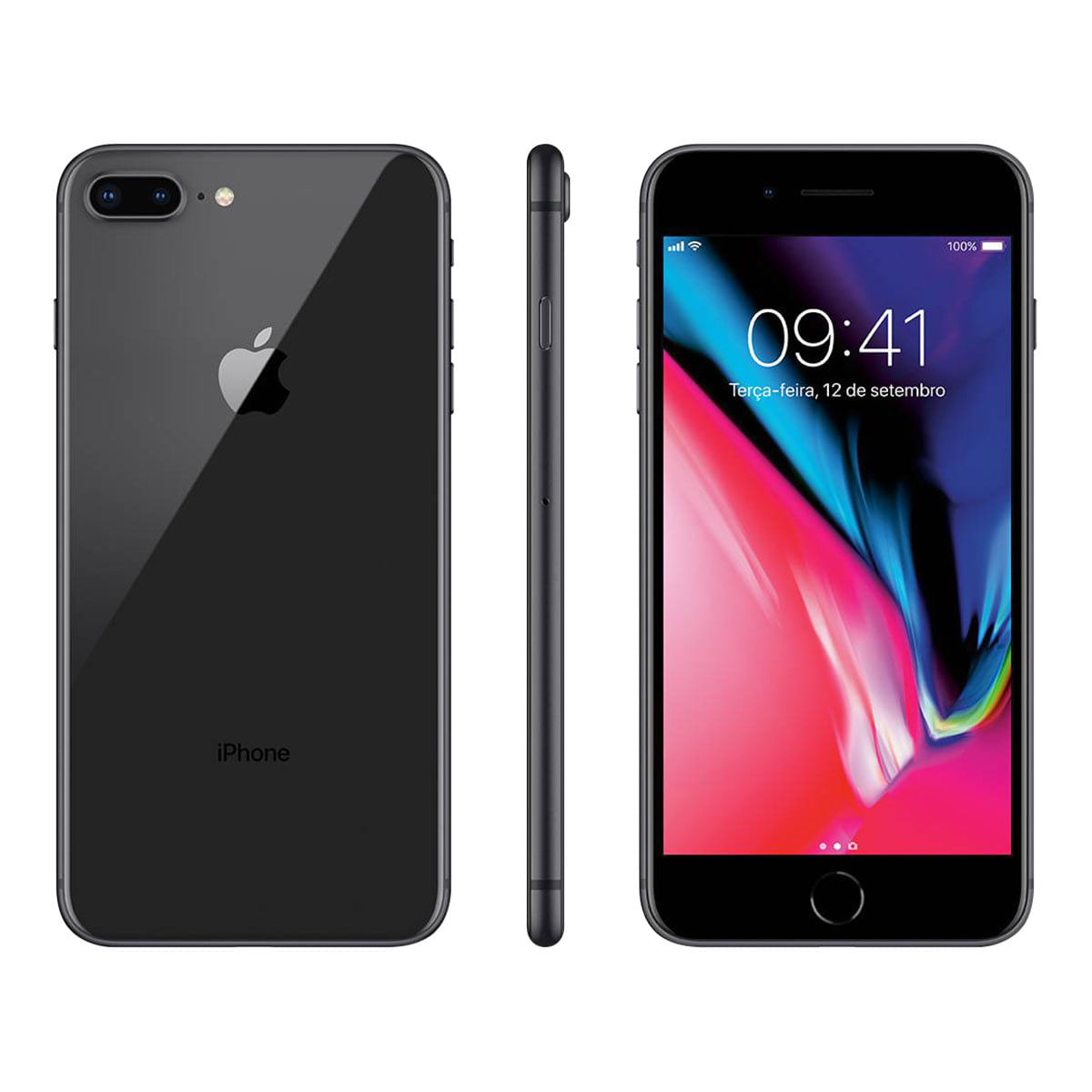 Iphone 8 Plus 64GB Cinza Espacial 4G Tela 5,5