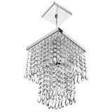 Lustre Pendente De Cristal Acrilico Marrycrilic Formidavel