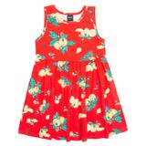 Vestido Infantil Estampado Select Vermelho 8