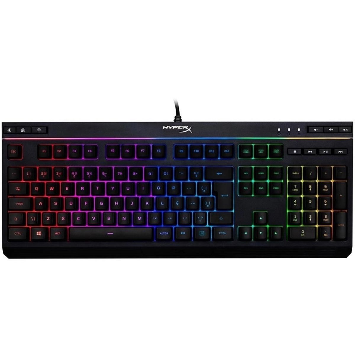 Teclado Gamer USB ABNT2 Alloy HyperX Preto é boa?