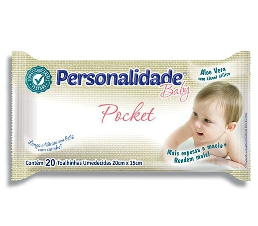 Toalhas Umedecidas Personalidade Baby Pocket - 20 Unidades é boa?