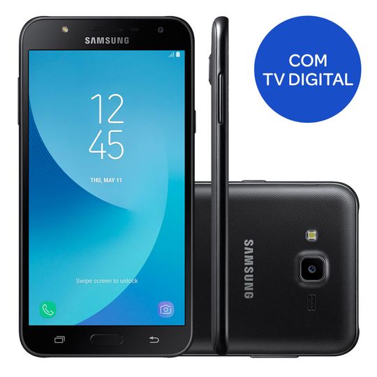 Smartphone Samsung Galaxy J7 Neo TV SM-J701MT 16GB Preto 4G LTE Tela 