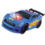 Hot Wheels Carro Speed Power Azul C/ Luz E Som - Br1821