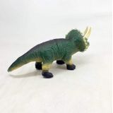 Dinossauro Triceratops De Borracha 37 Cm Verde