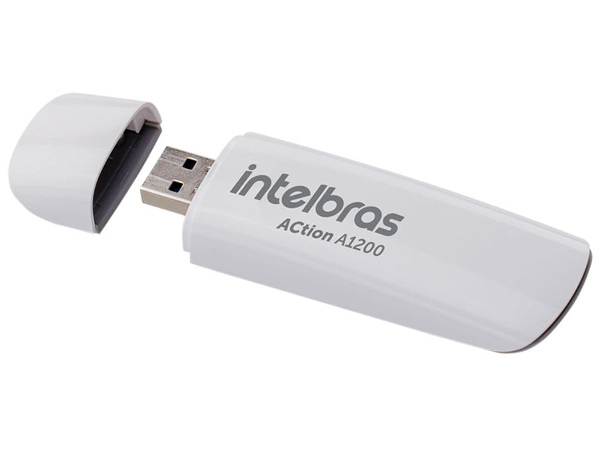Menor preço em ADAPTADOR WIRELESS USB INTELBRAS INET 4710018 ACTION A1200 3.0 DUAL BAND 1200MBPS
