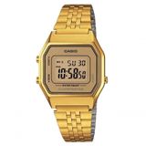 Relógio Casio Vintage La680wga-9df Dourado Feminino