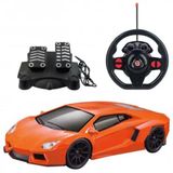 Carrinho Controle Remoto Racing Nitro Laranja