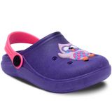 Babuche Infantil Menina Sandalia Chinelo Iate Macio 12.35 Cor:roxo,tamanho:35/36