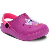 Babuche Infantil Menina Sandalia Chinelo Iate Macio 12.35 Cor:pink,tamanho:33/34